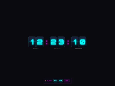 Retro Flip Clock with Alarm